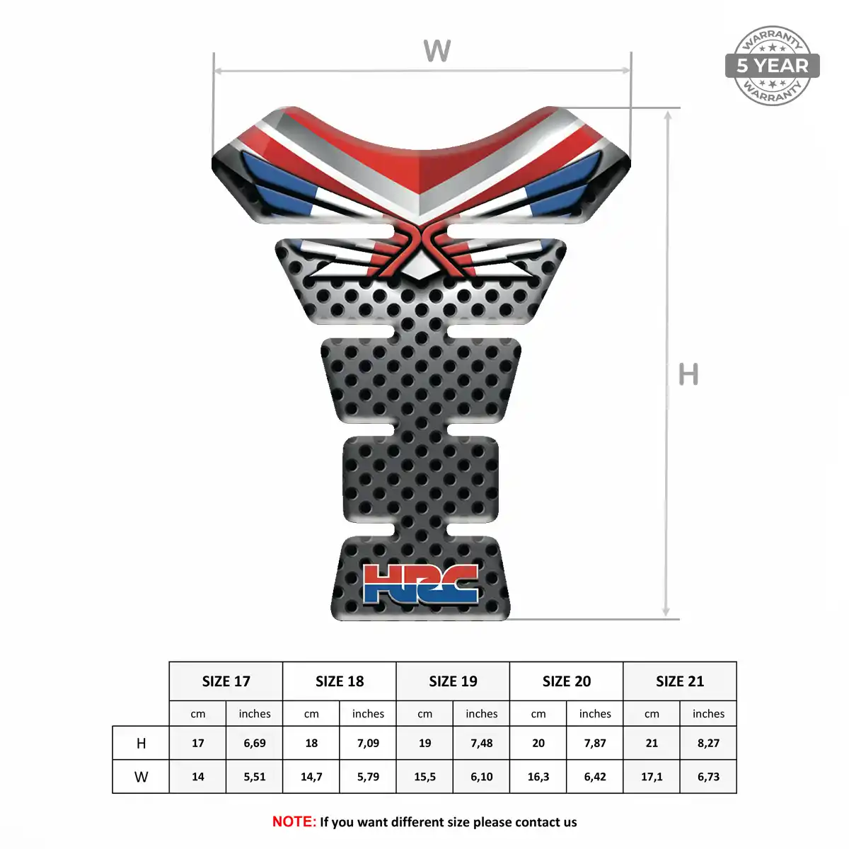Honda Tank Protector Guards Exclusive Series
