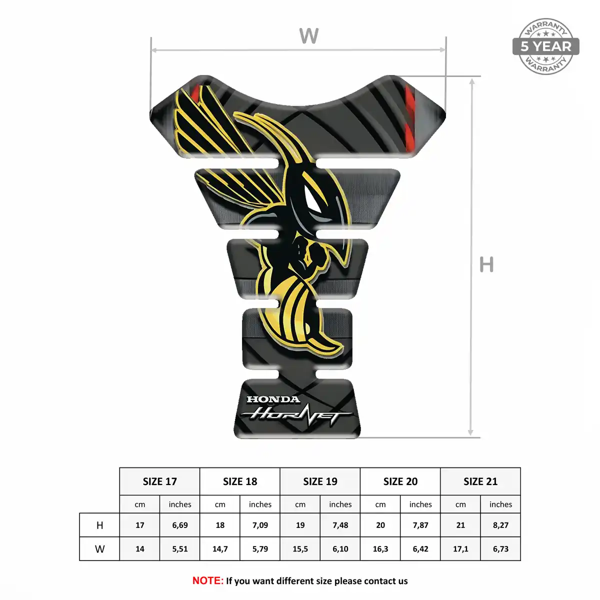 Honda Tank Protector Guards Motorcycle Exclusive Series