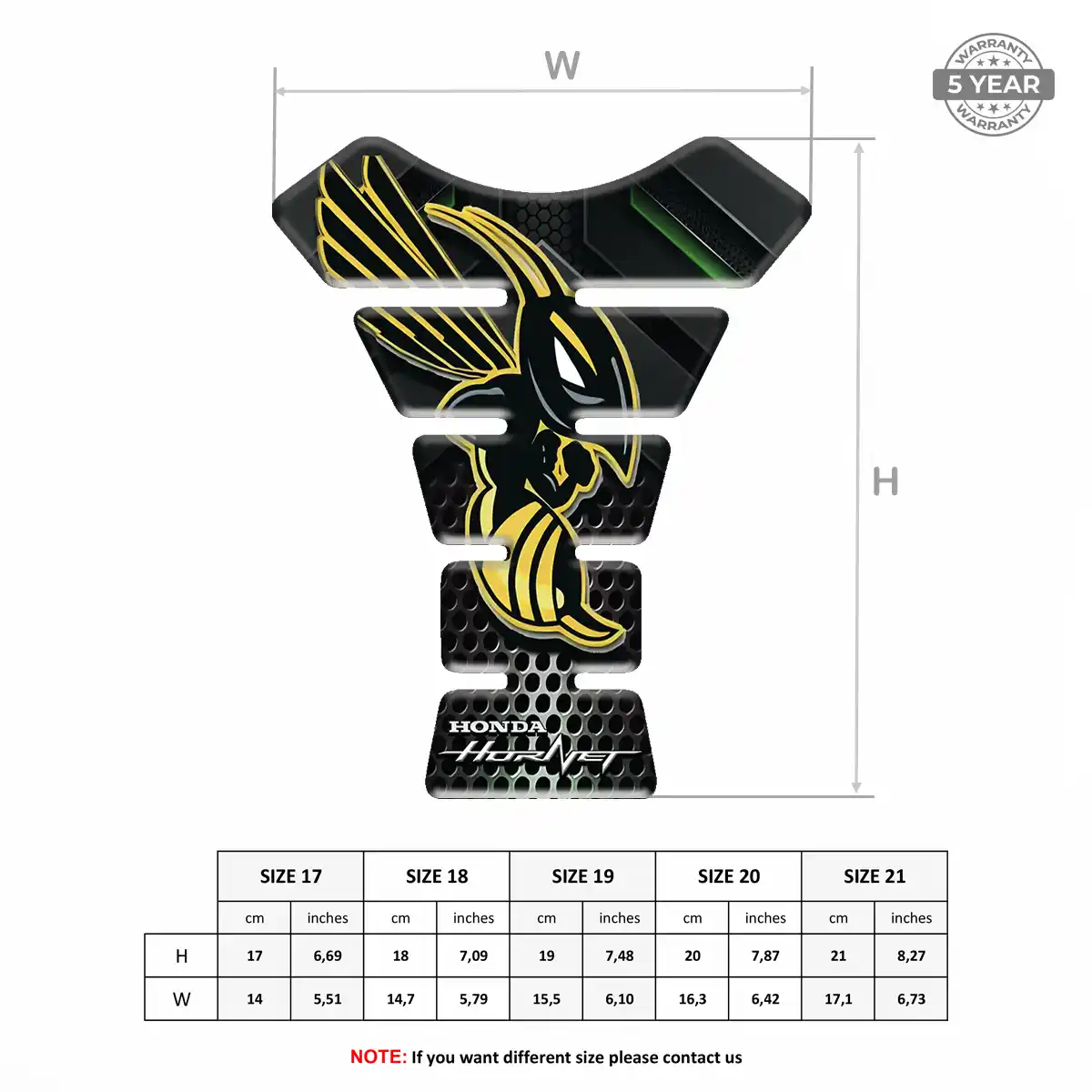 Honda Tank Protector Motorbike Prime Quality
