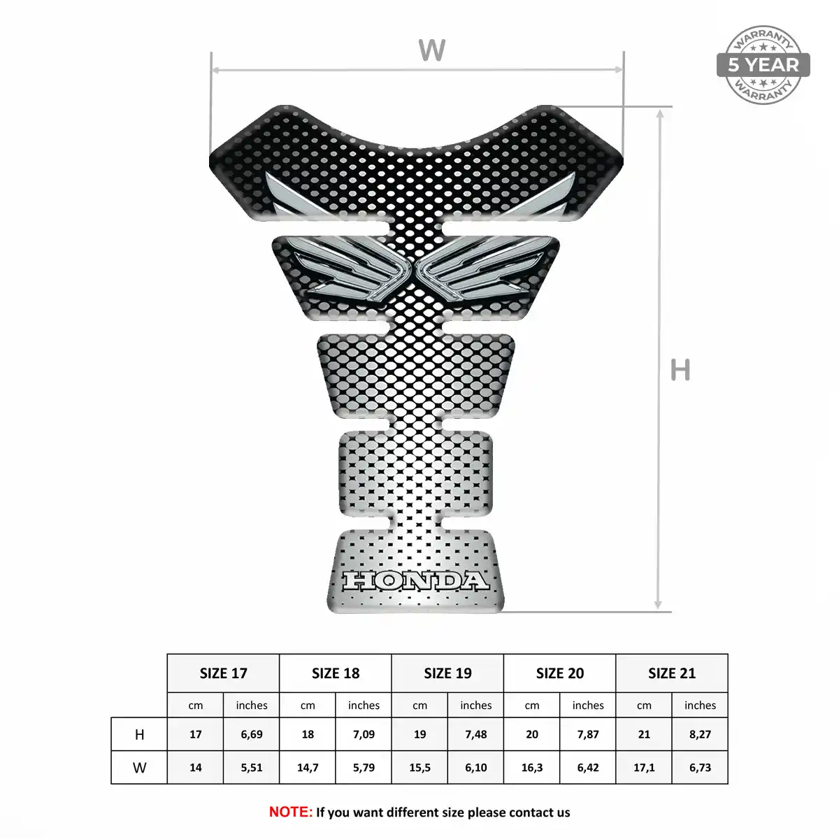 Honda Tank Protector Motorcycle Elite Edition