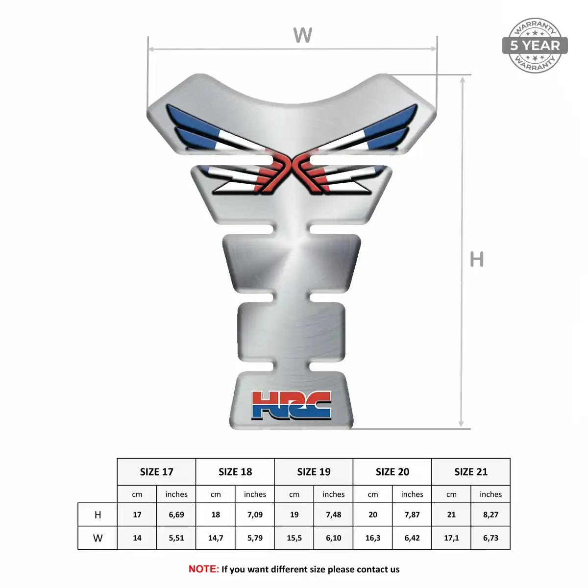 Honda Tank Protector Motorcycle Superior Craft