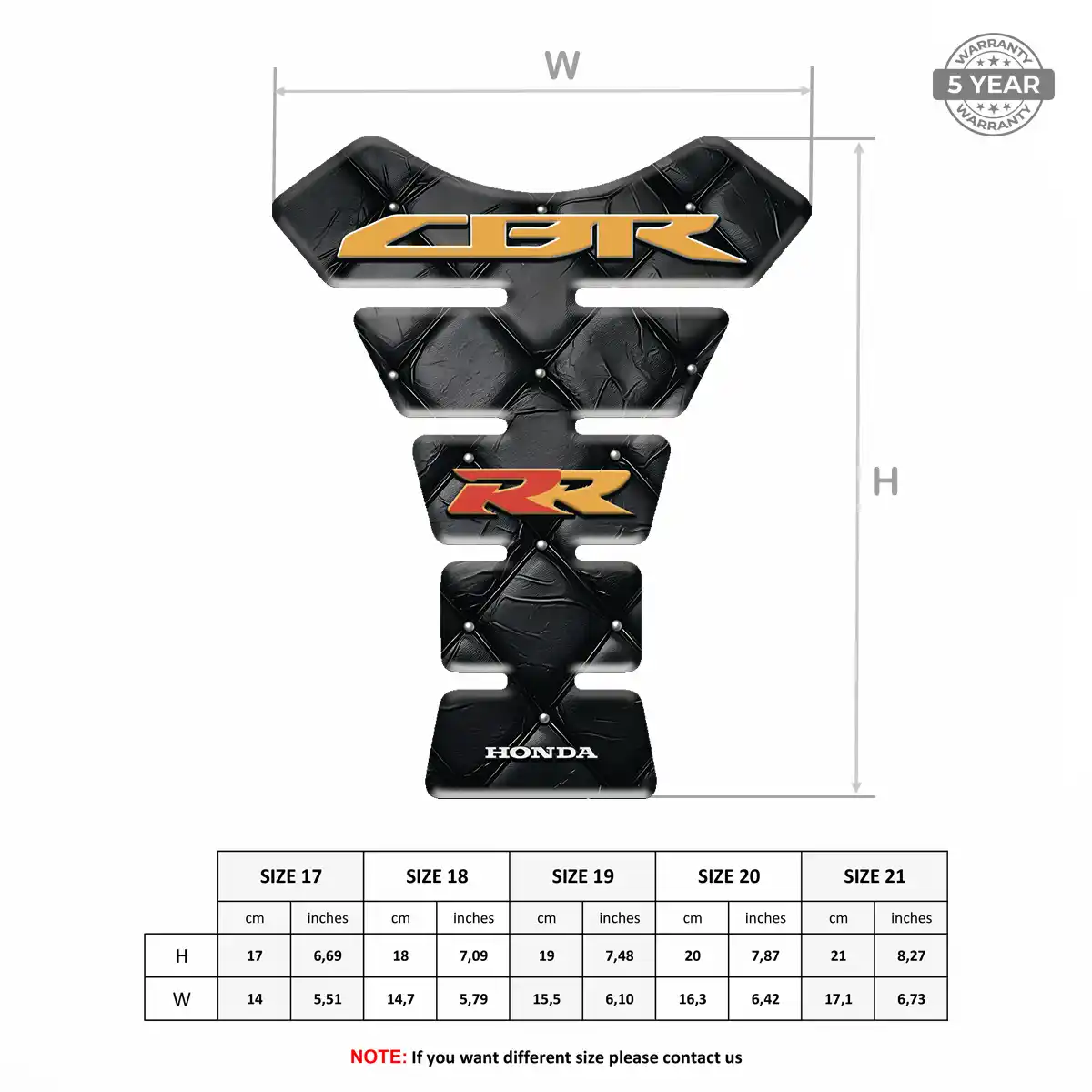 Honda Tank Protector Pad Exclusive Series
