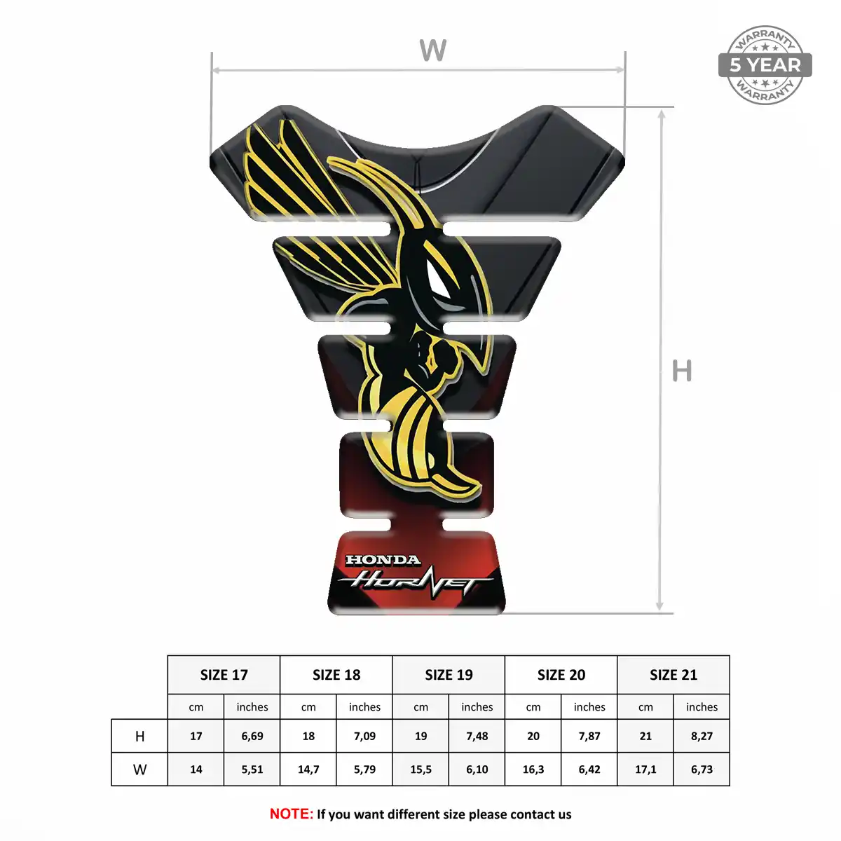Honda Tank Protector Pad Motorbike Elite Edition
