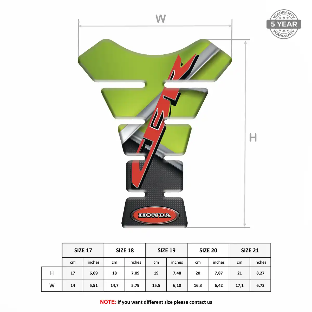 Honda Tank Protector Pad Signature Grade
