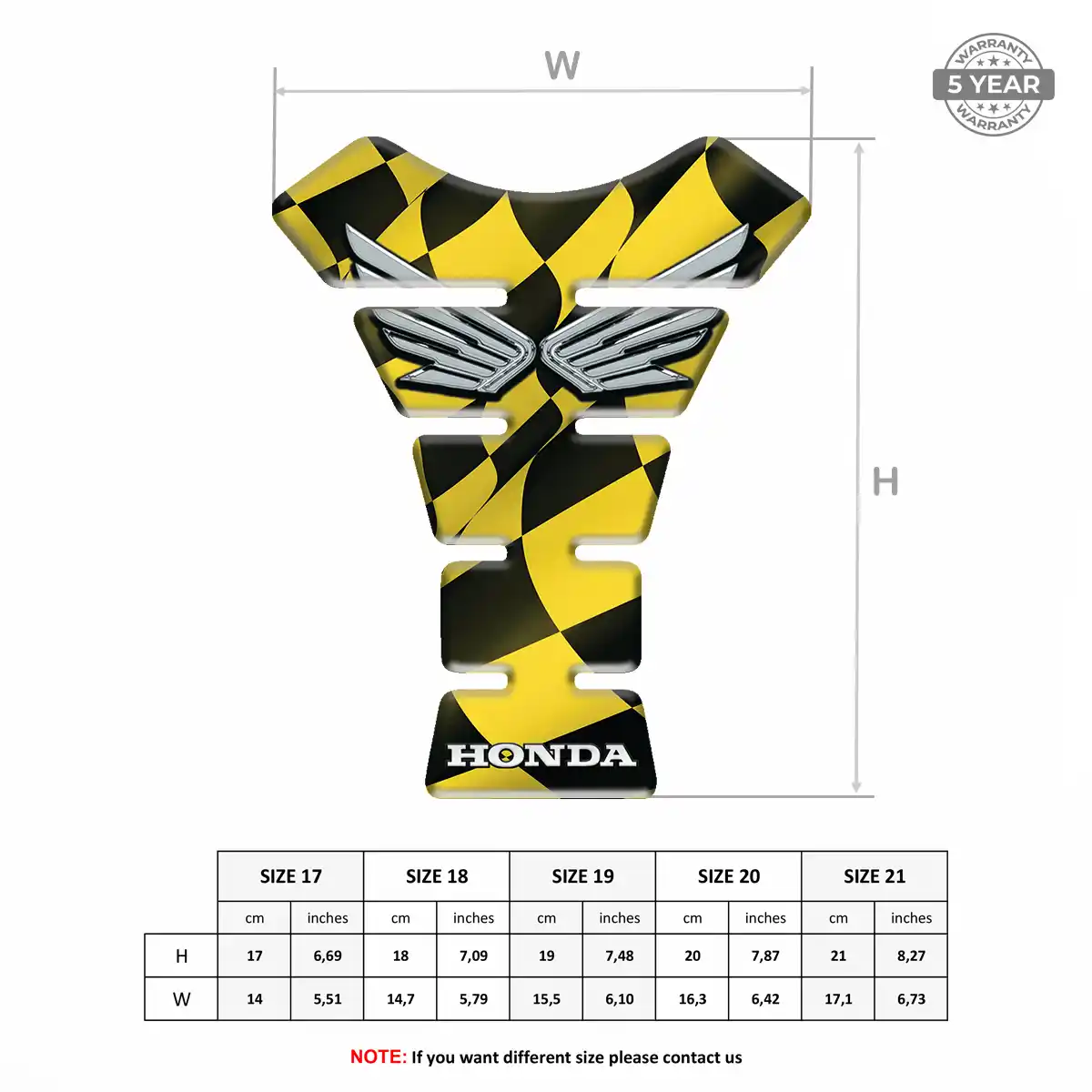 Honda Tank Protector Pads Exclusive Series