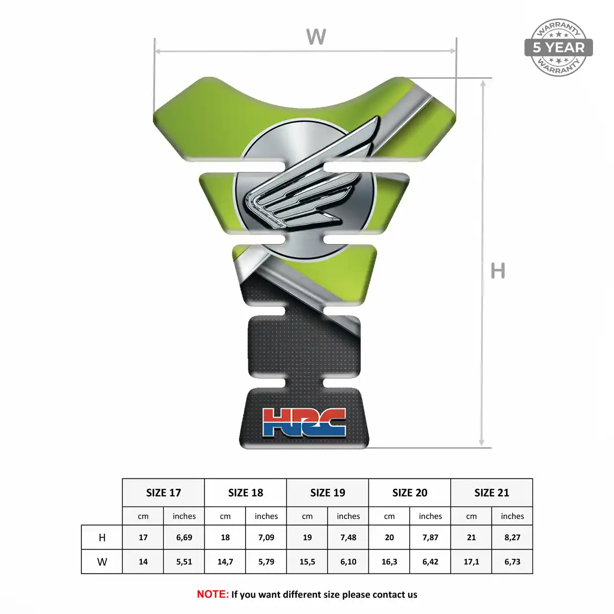 Honda Tank Protector Pads Motorcycle Exclusive Series