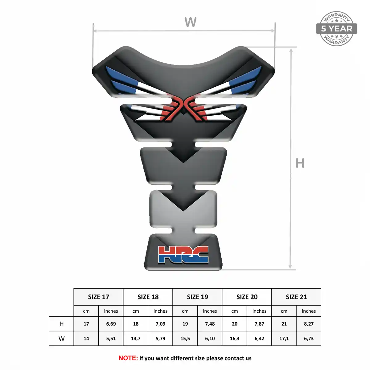 Honda Tank Protector Pads Motorcycle Noble Edition