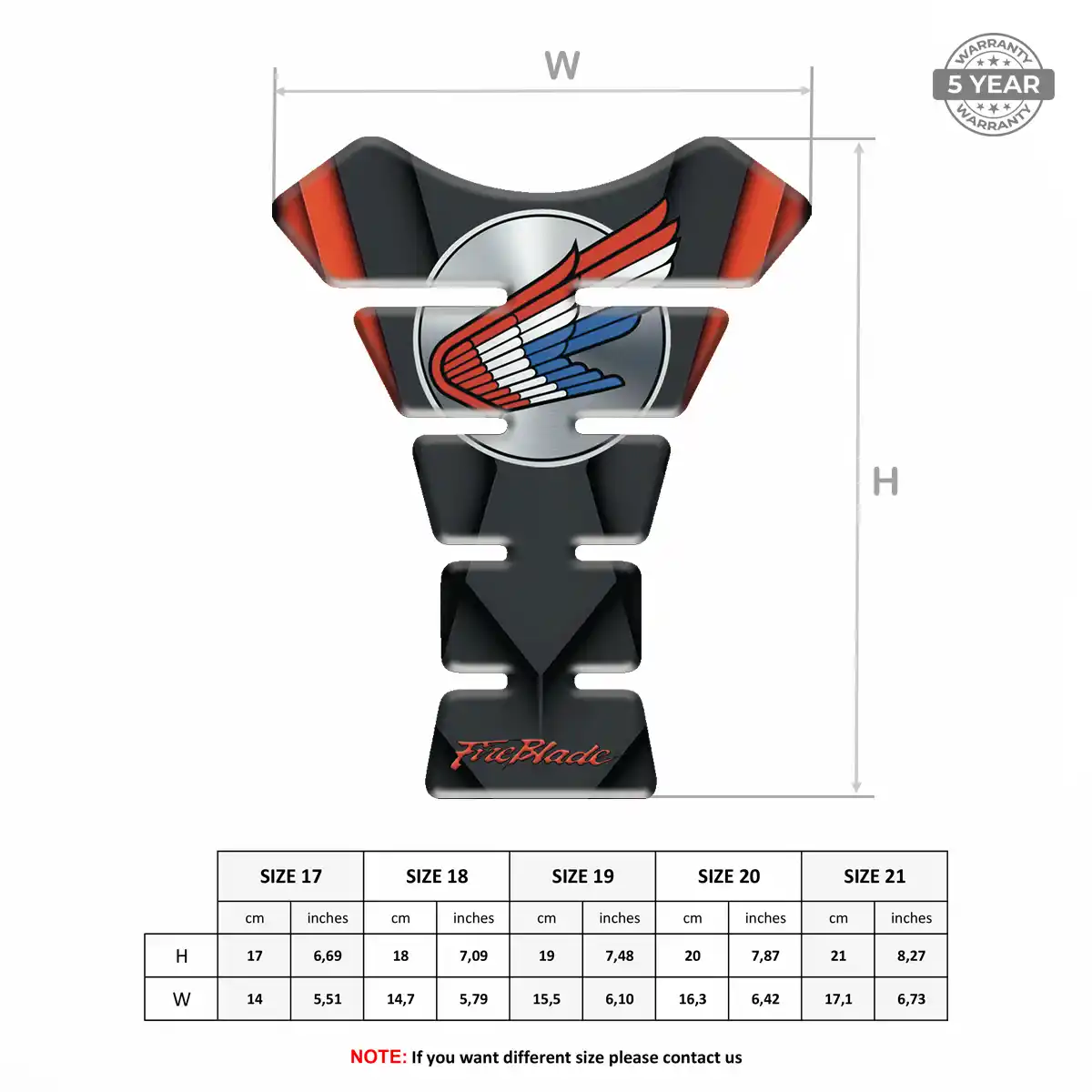 Honda Tank Protector Prime Quality