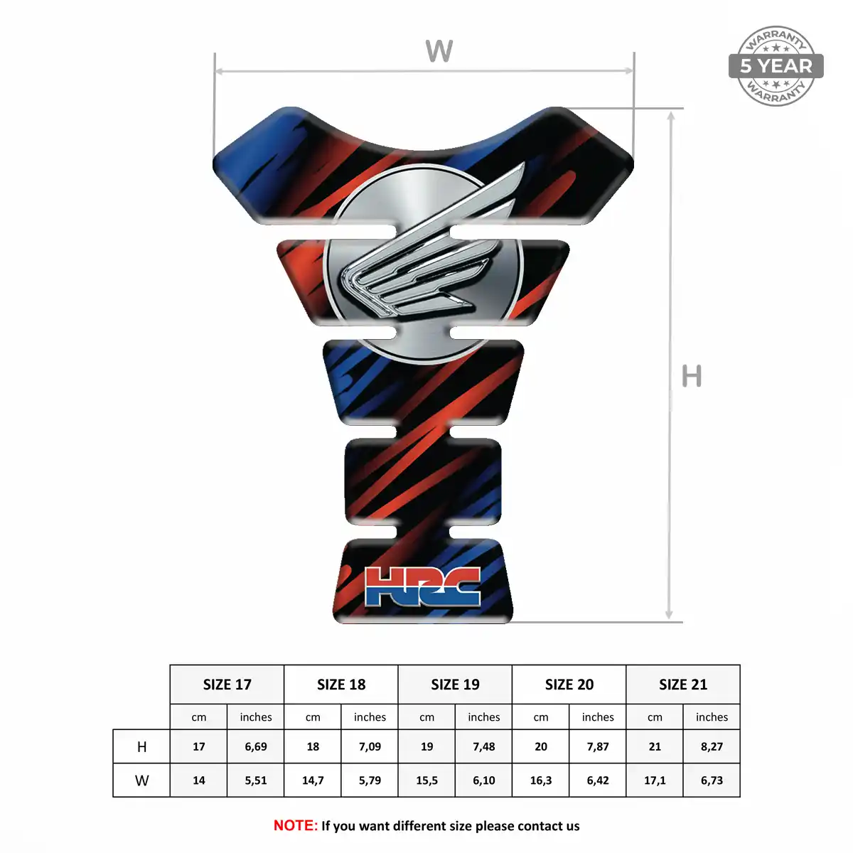 Honda Tank Protector Superior Craft