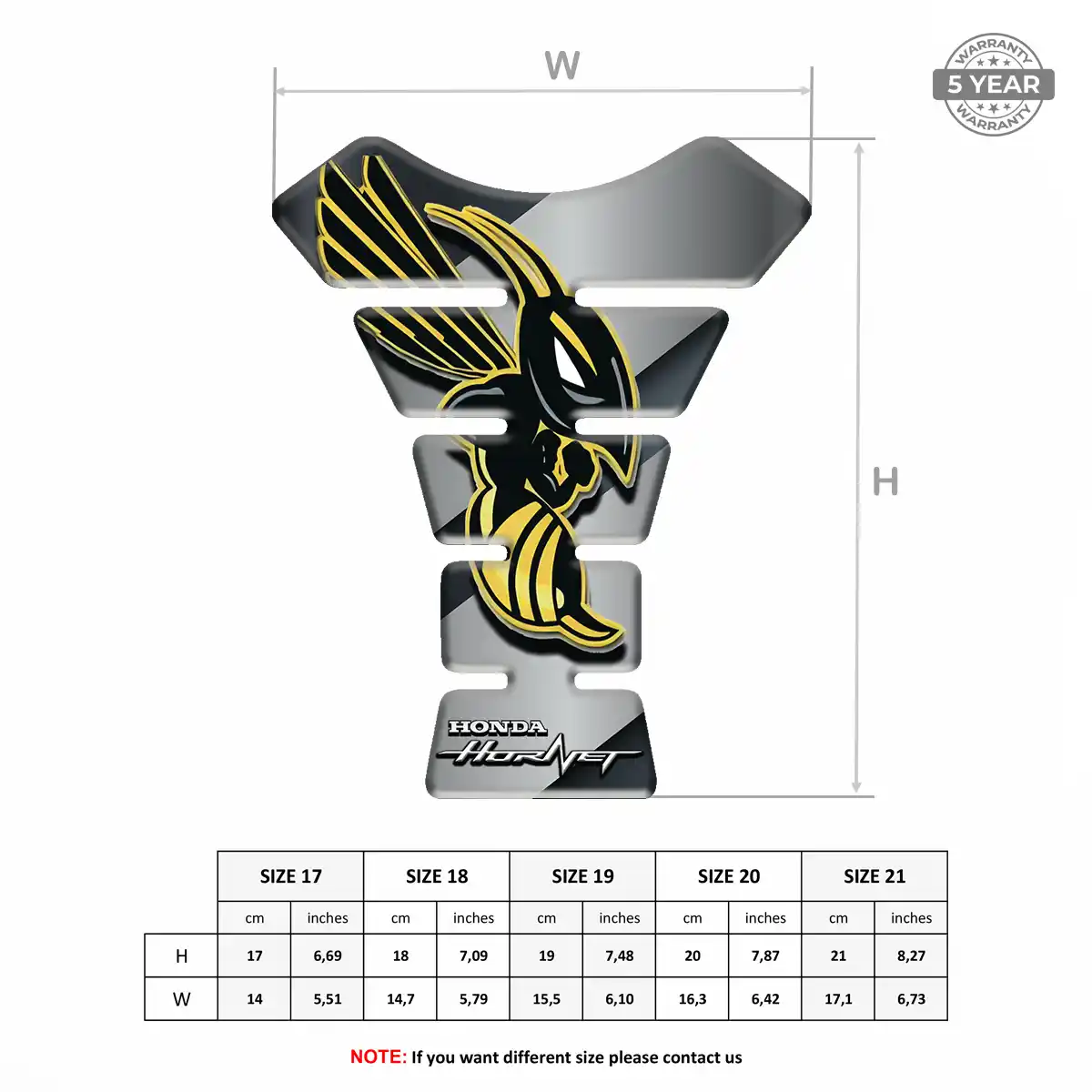 Honda Tank Sticker Noble Edition