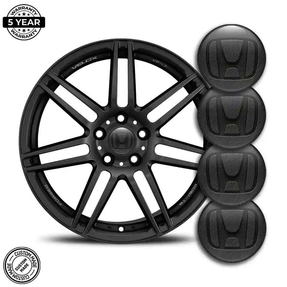 Honda Wheel Emblem Self-Adhesive Stylish Design