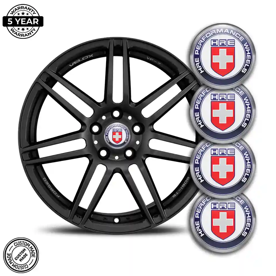 Hre Badge Emblems Center Cap Stylish Design