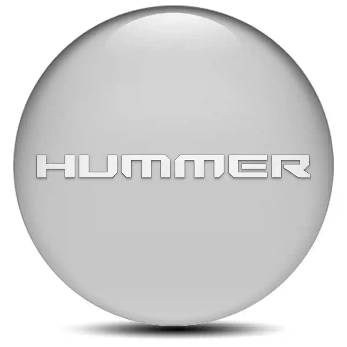 Hummer Domed Sticker Sleek Style