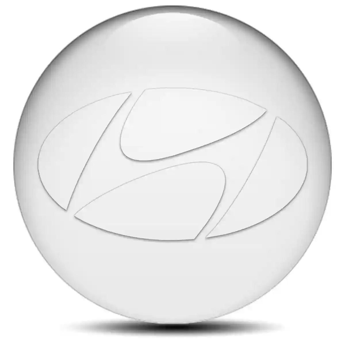 Hyundai Badge Emblems Center Cap Sleek Style