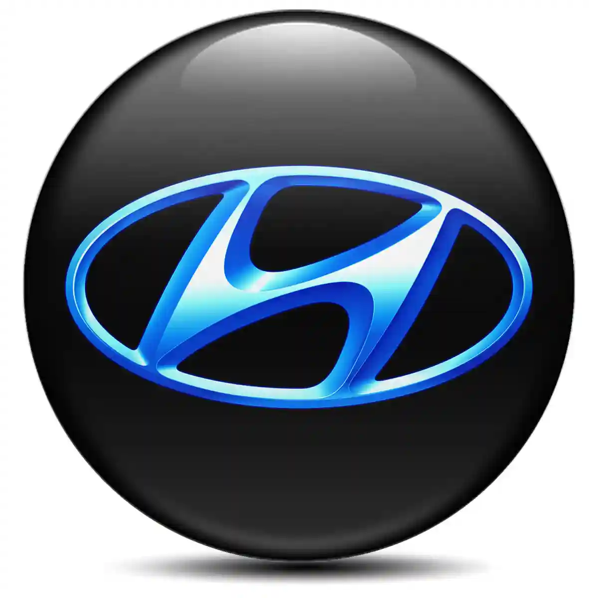 Hyundai Emblem Badge Self-Adhesive Sleek Style