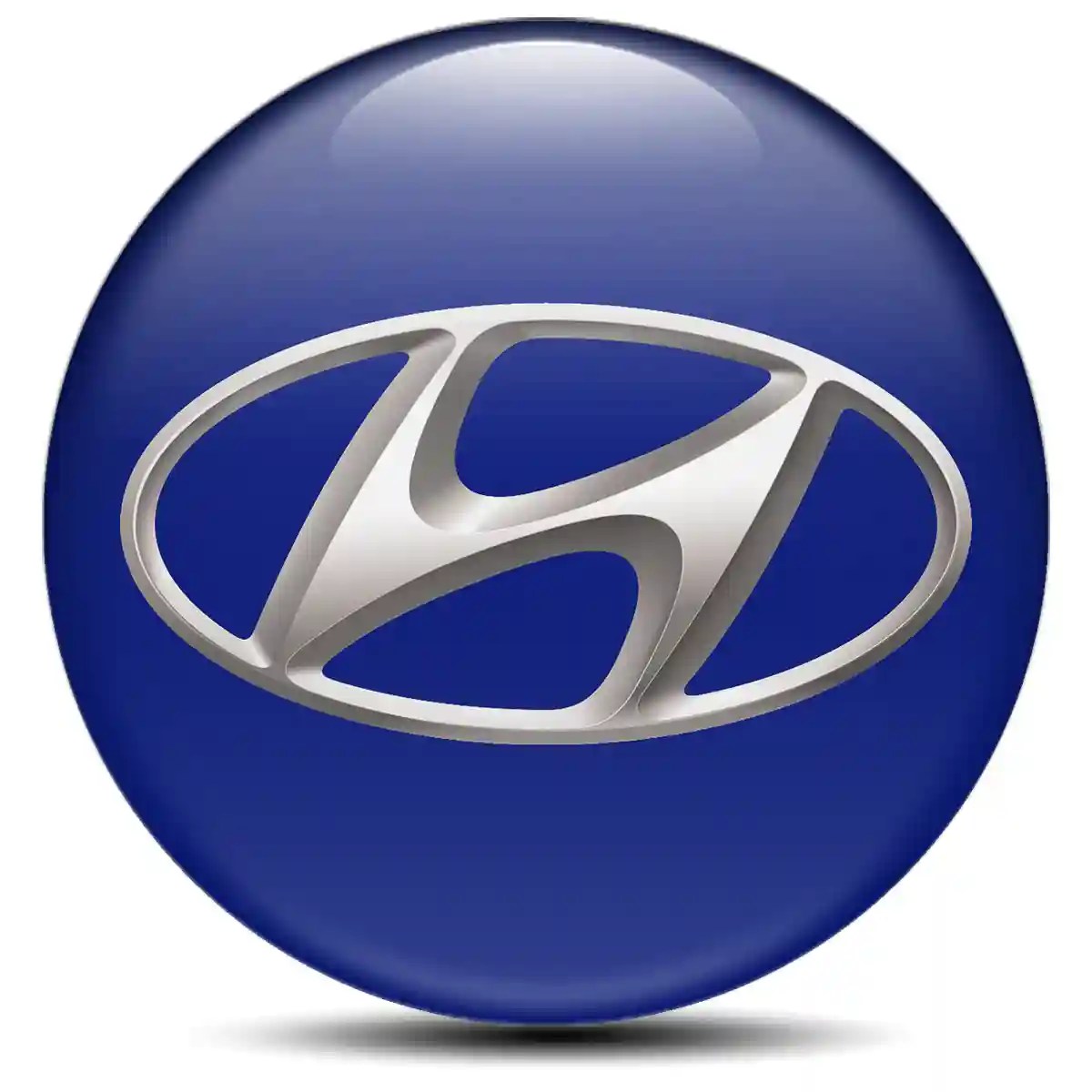 Hyundai Logo Silicone Badge Sleek Style