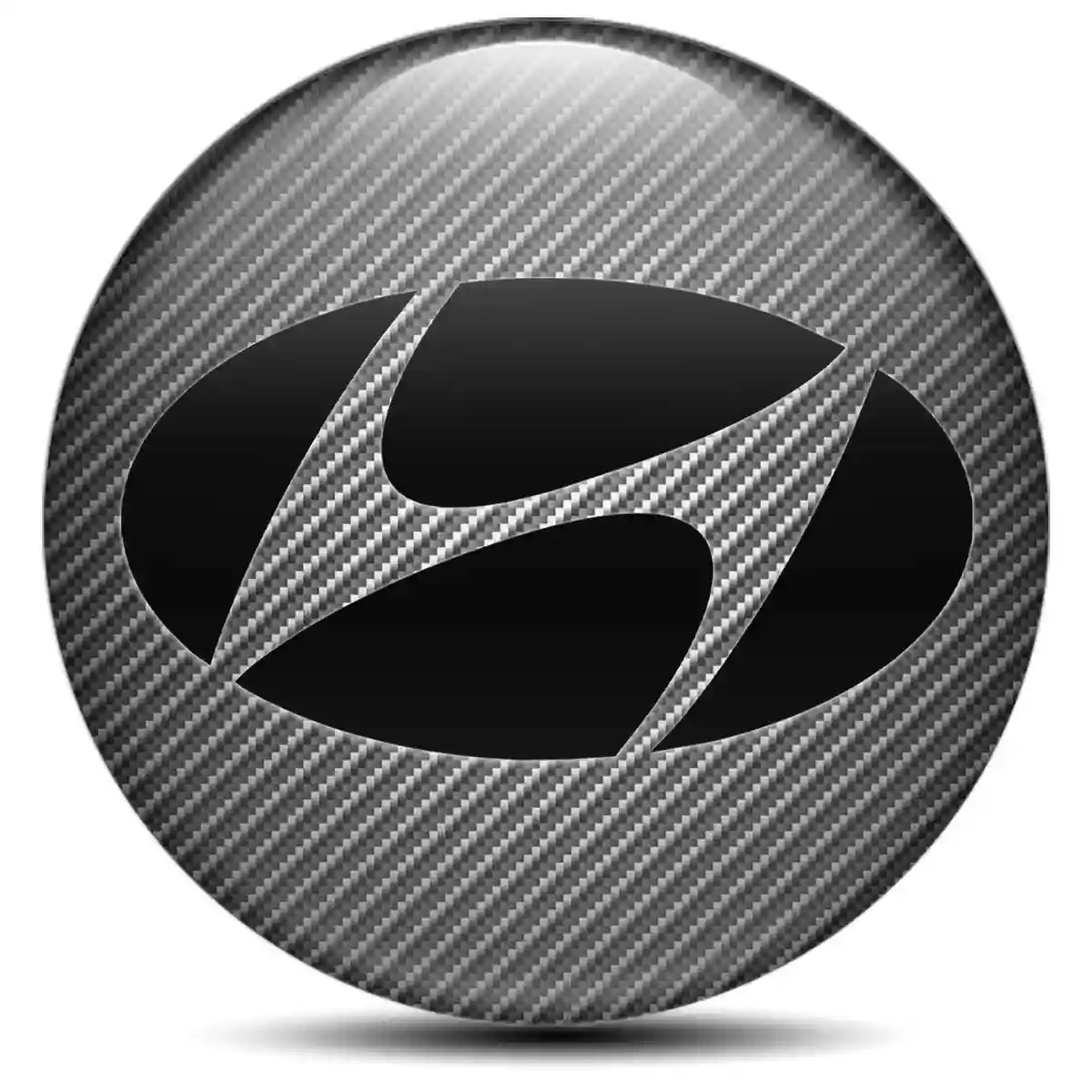 Hyundai Logo Silicone Emblem Sleek Style