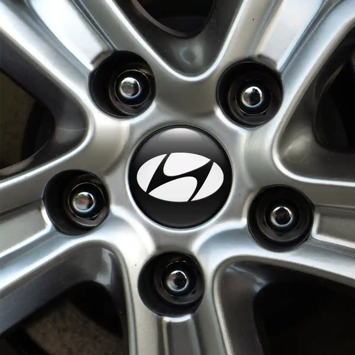 Hyundai Silicone Sticker Self-Adhesive Sleek Style