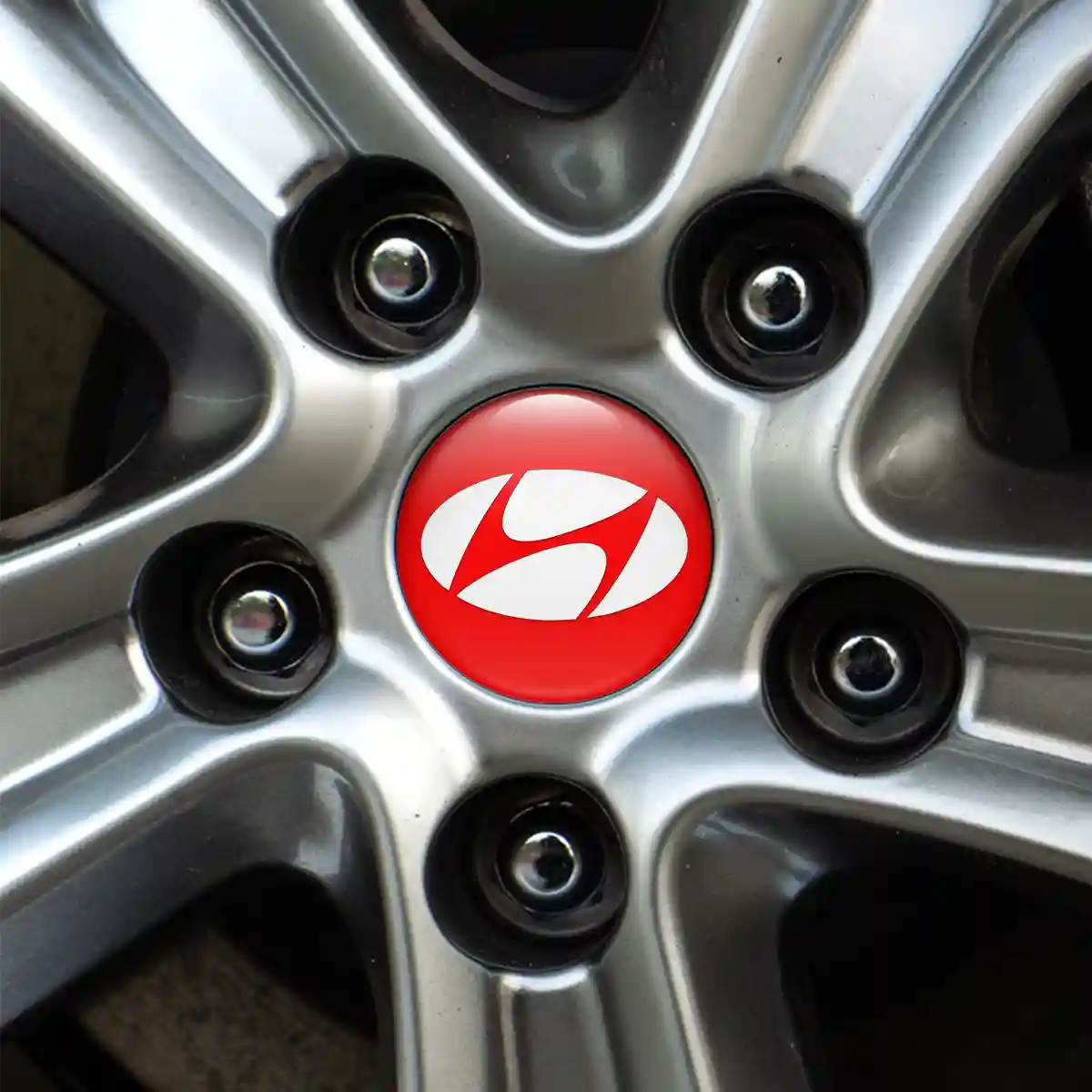 Hyundai Silicone Sticker Sleek Style