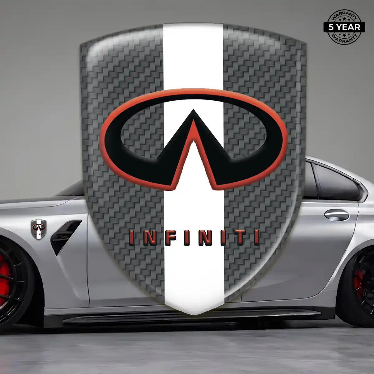 Infiniti 3D Badge Sticker Elite Edition