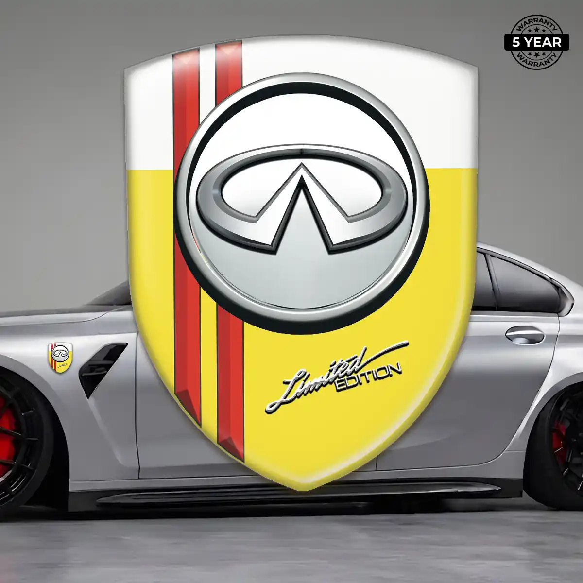 Infiniti 3D Badge Sticker Elite Finish