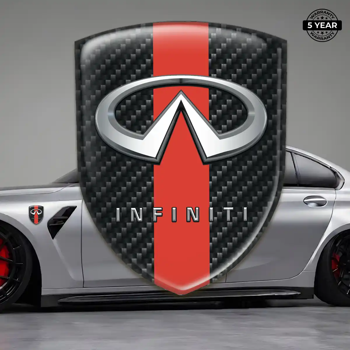 Infiniti 3D Badge Sticker Exclusive Series