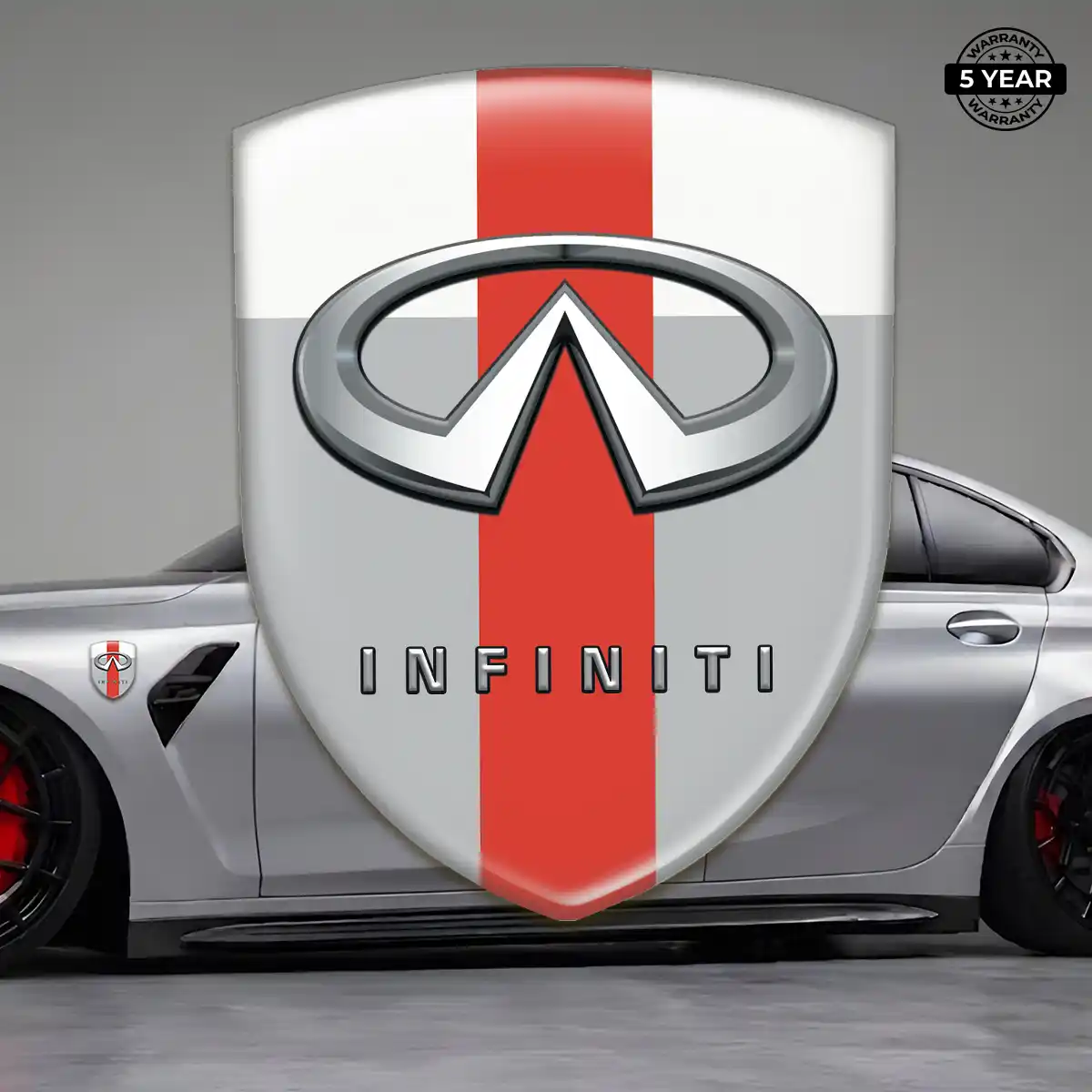 Infiniti 3D Badge Sticker Interior Luxe