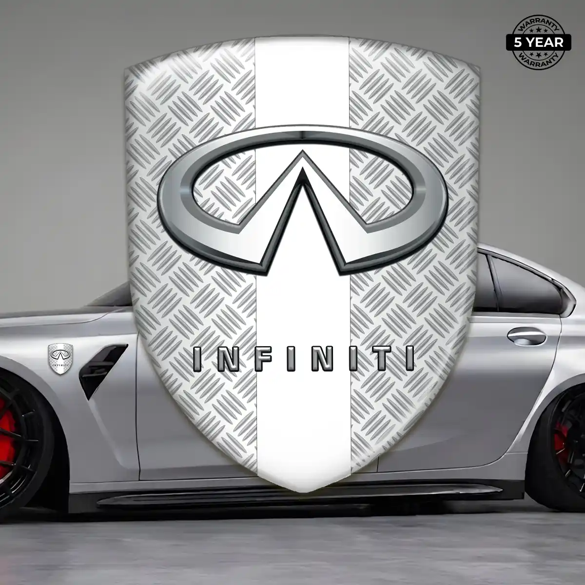 Infiniti 3D Badge Sticker Outer Style