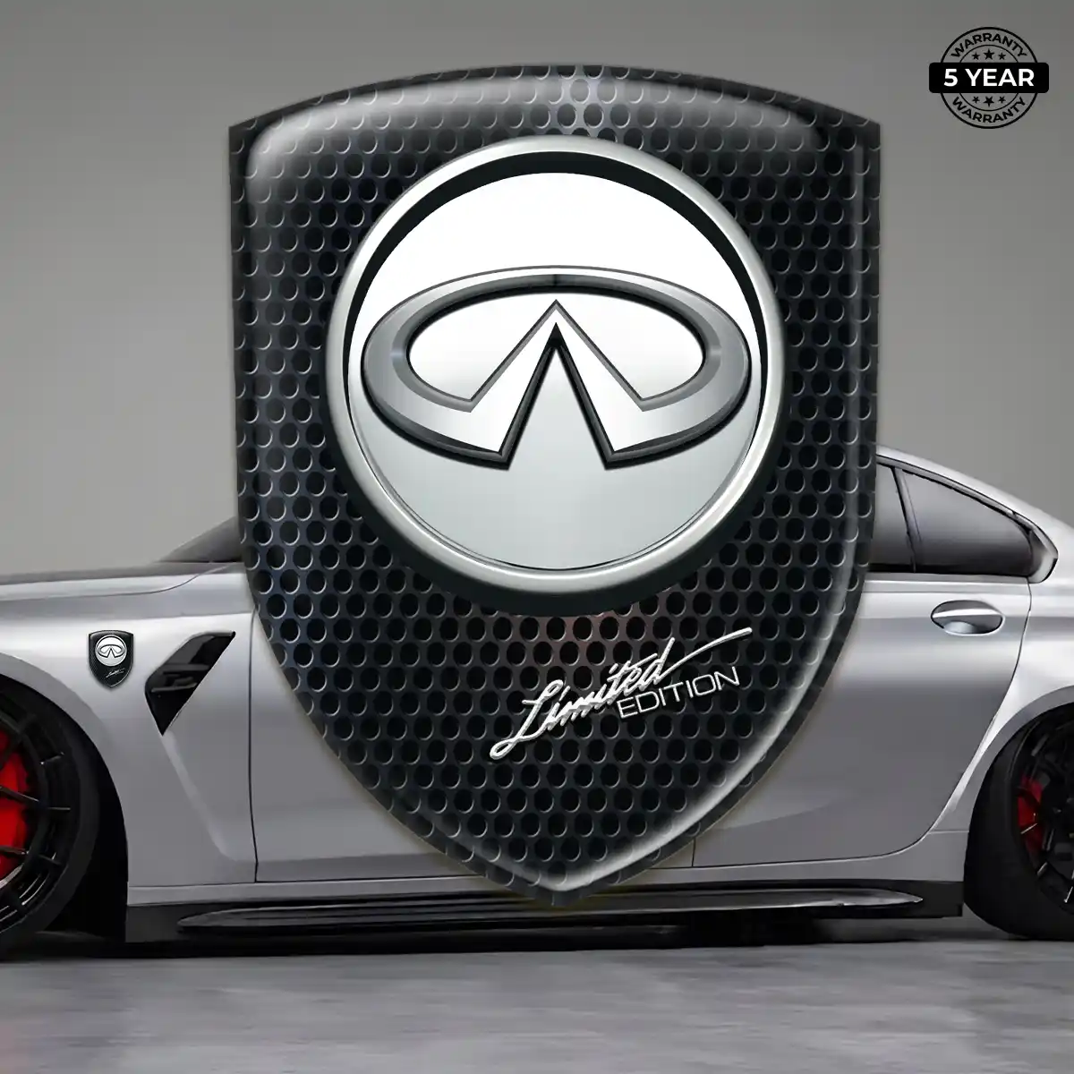 Infiniti 3D Badge Sticker Prestige Line