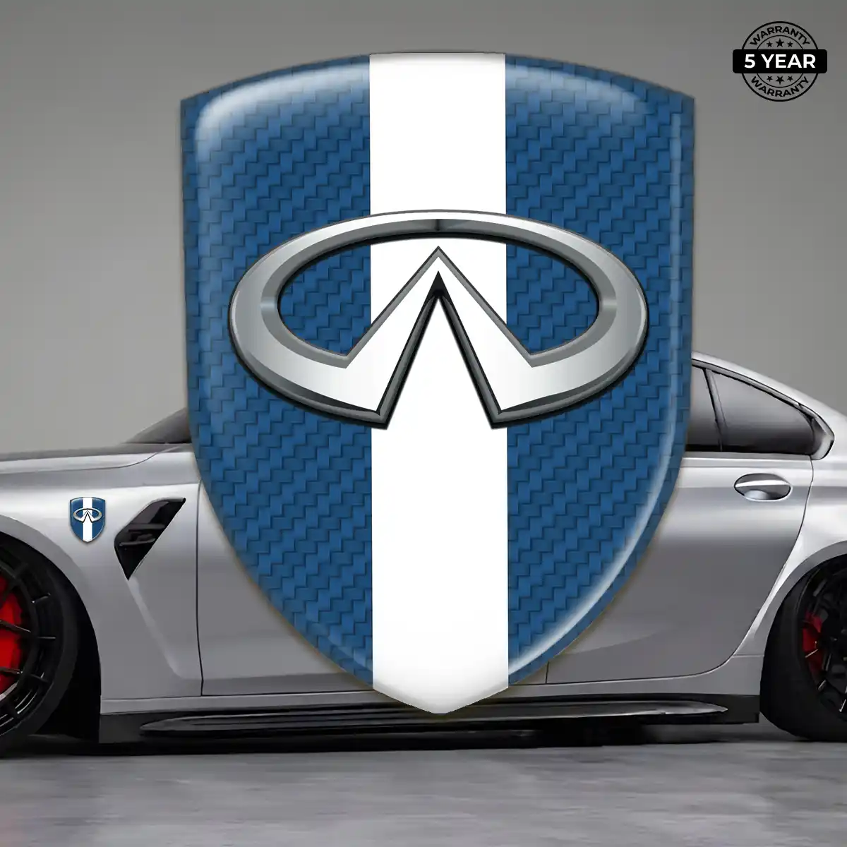 Infiniti 3D Badge Sticker Prime Quality