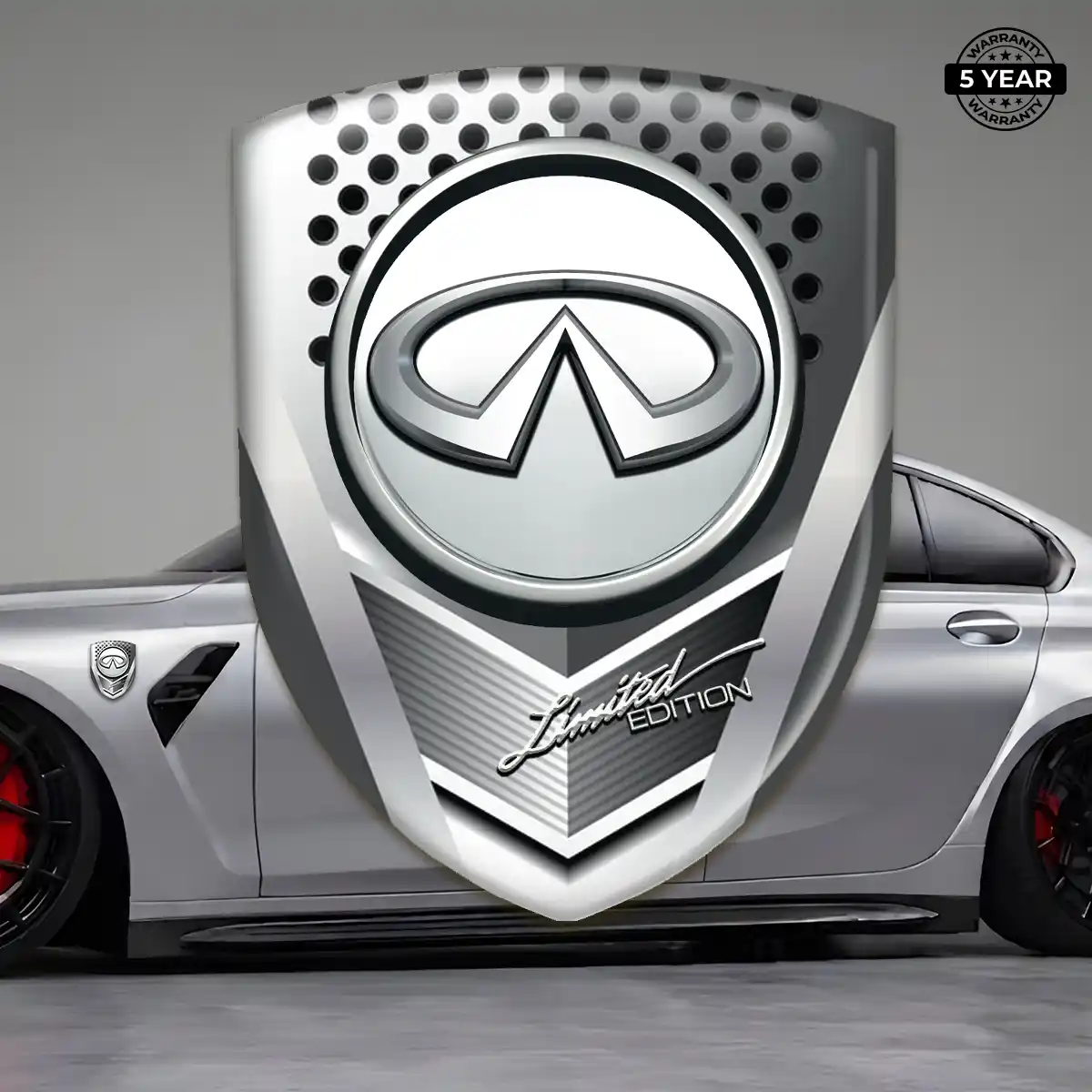 Infiniti 3D Badge Sticker Resin Elite