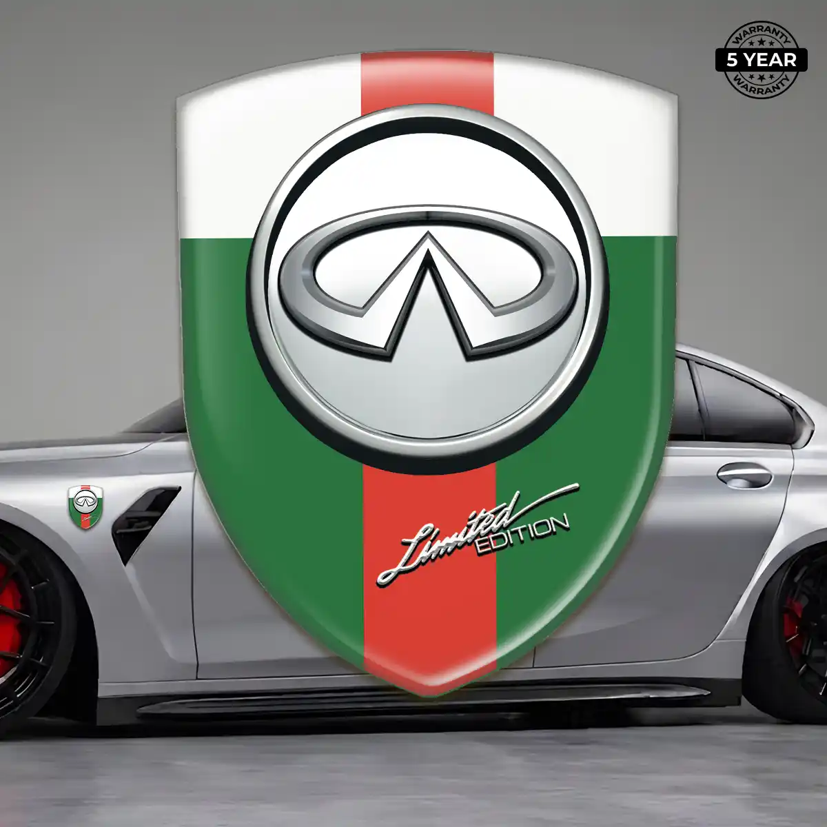 Infiniti 3D Badge Sticker Signature Grade