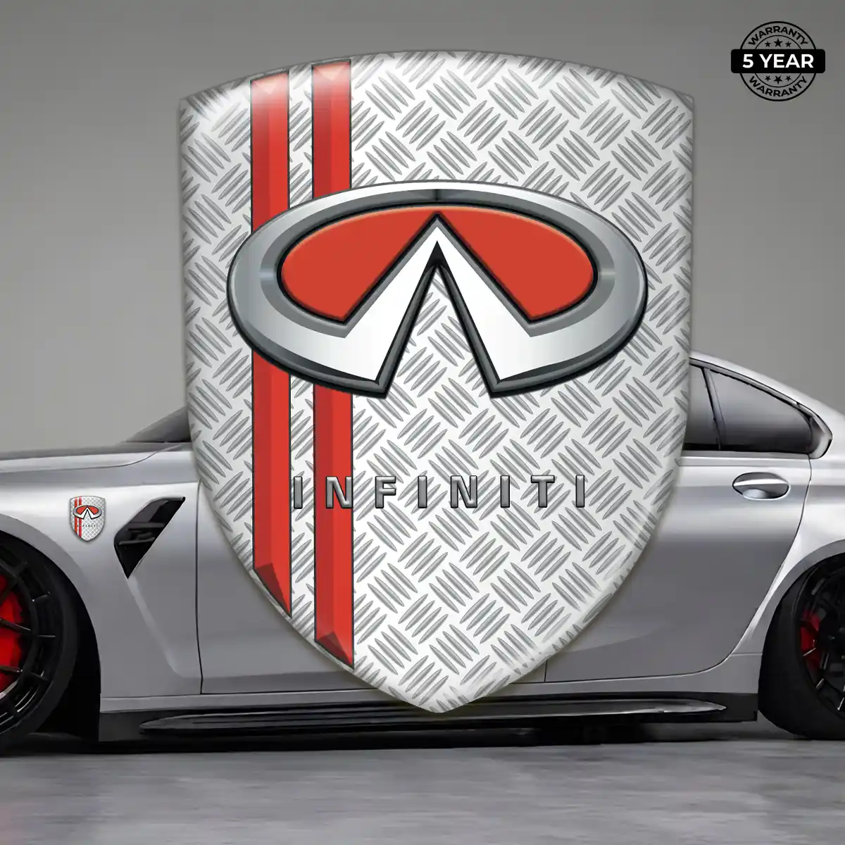 Infiniti 3D Badge Sticker Sleek Style