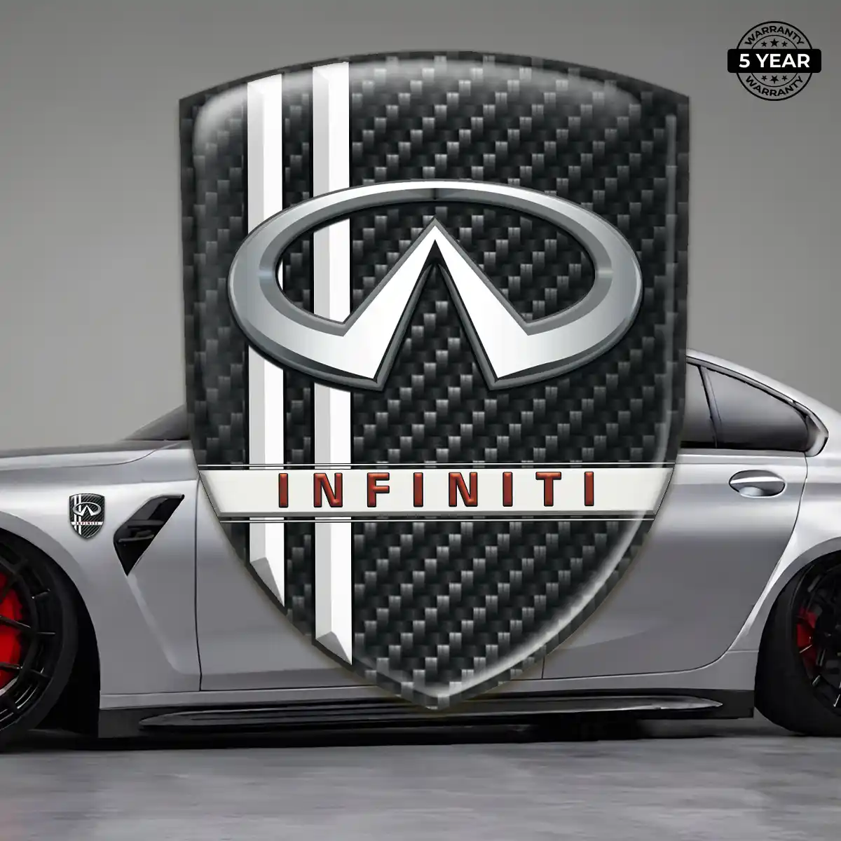 Infiniti 3D Domed Sticker Auto Tuning