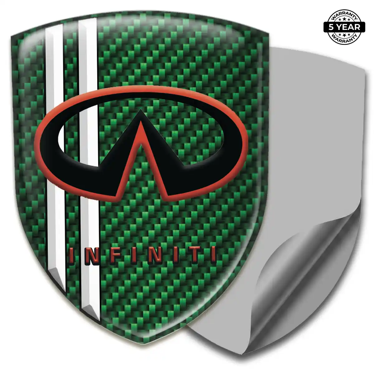 Infiniti 3D Domed Sticker Cabin Style