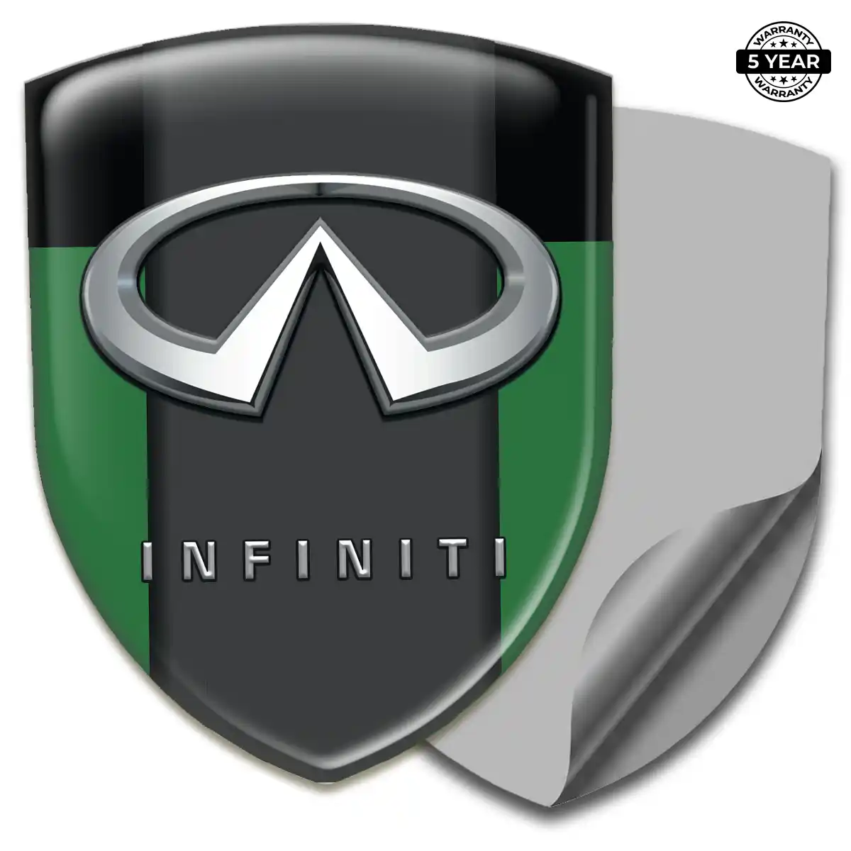Infiniti 3D Domed Sticker Elite Finish
