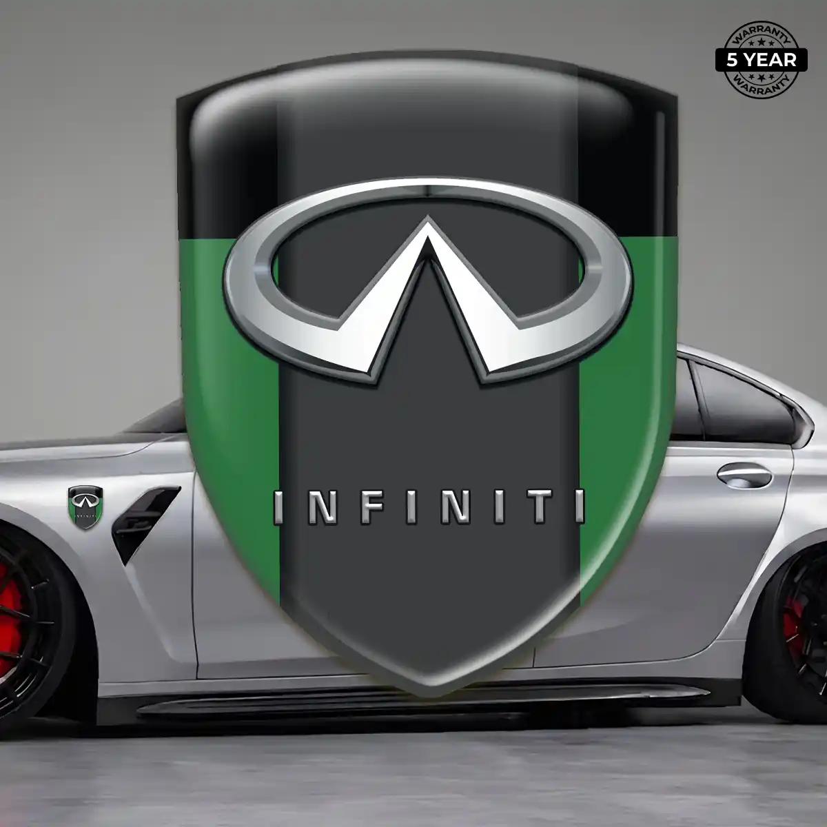 Infiniti 3D Domed Sticker Elite Finish