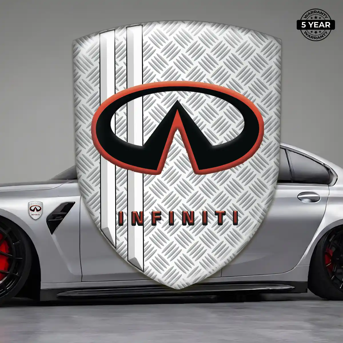 Infiniti 3D Domed Sticker Outer Style