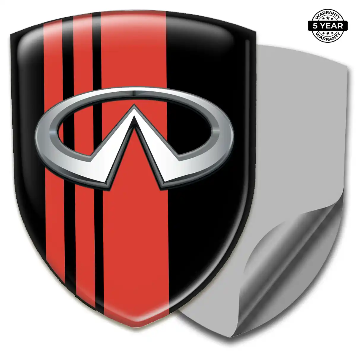 Infiniti 3D Domed Sticker Performance Style