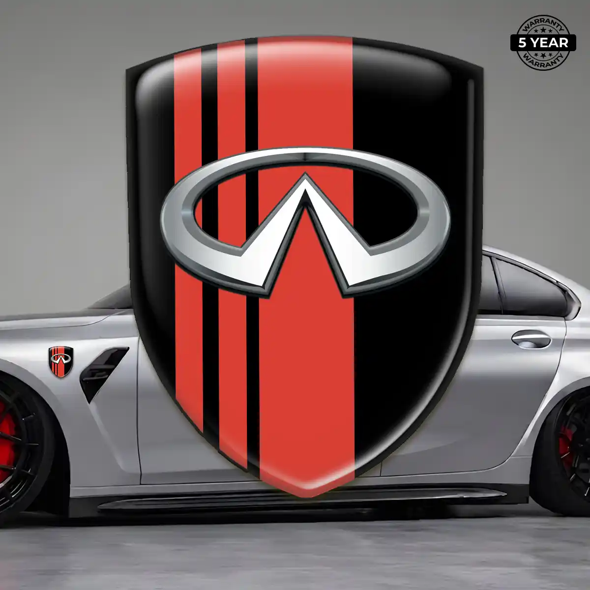 Infiniti 3D Domed Sticker Performance Style