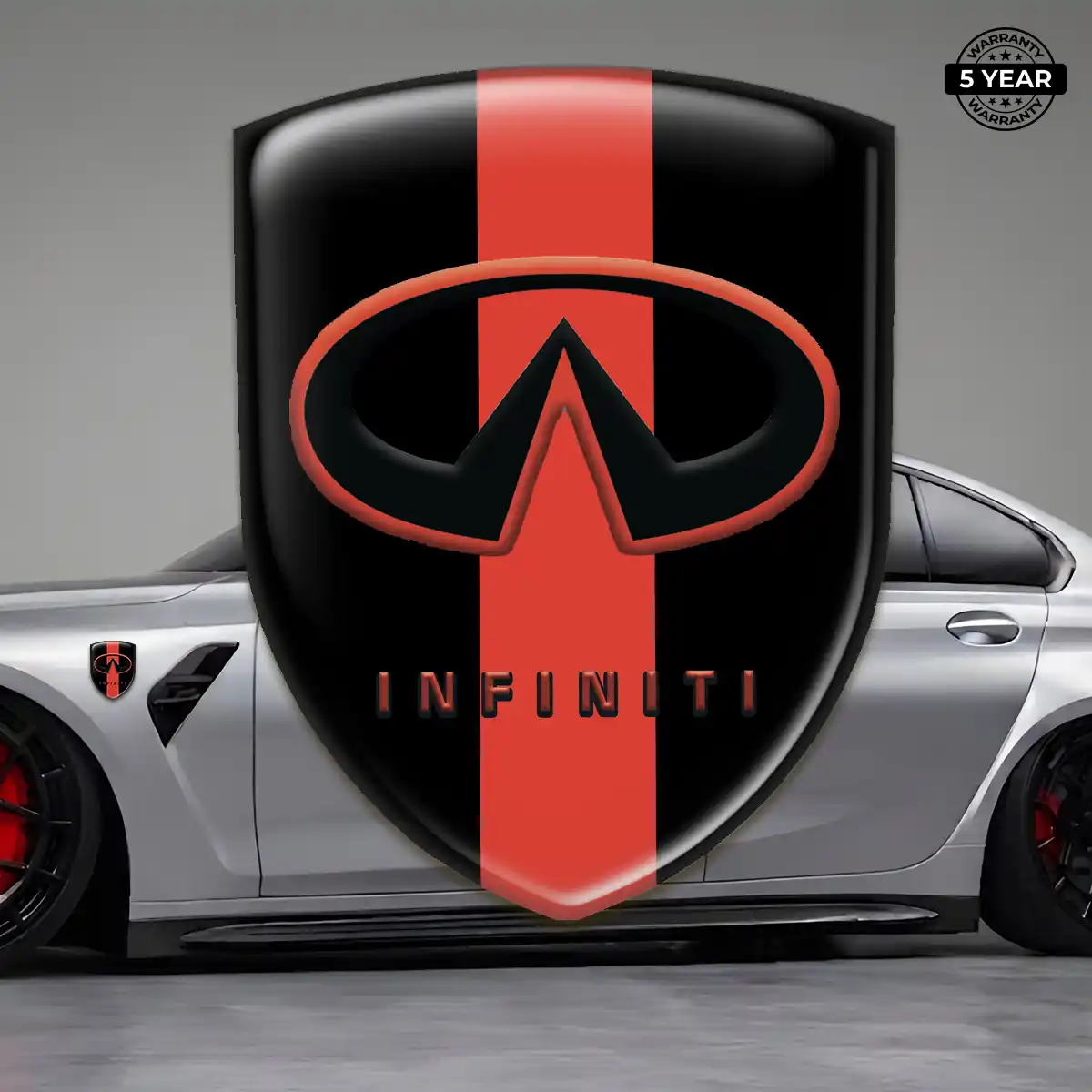 Infiniti 3D Domed Sticker Resin Elite