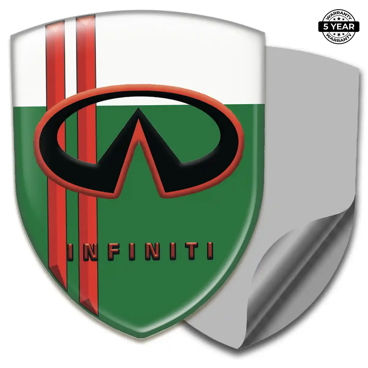 Infiniti 3D Domed Sticker Sleek Style