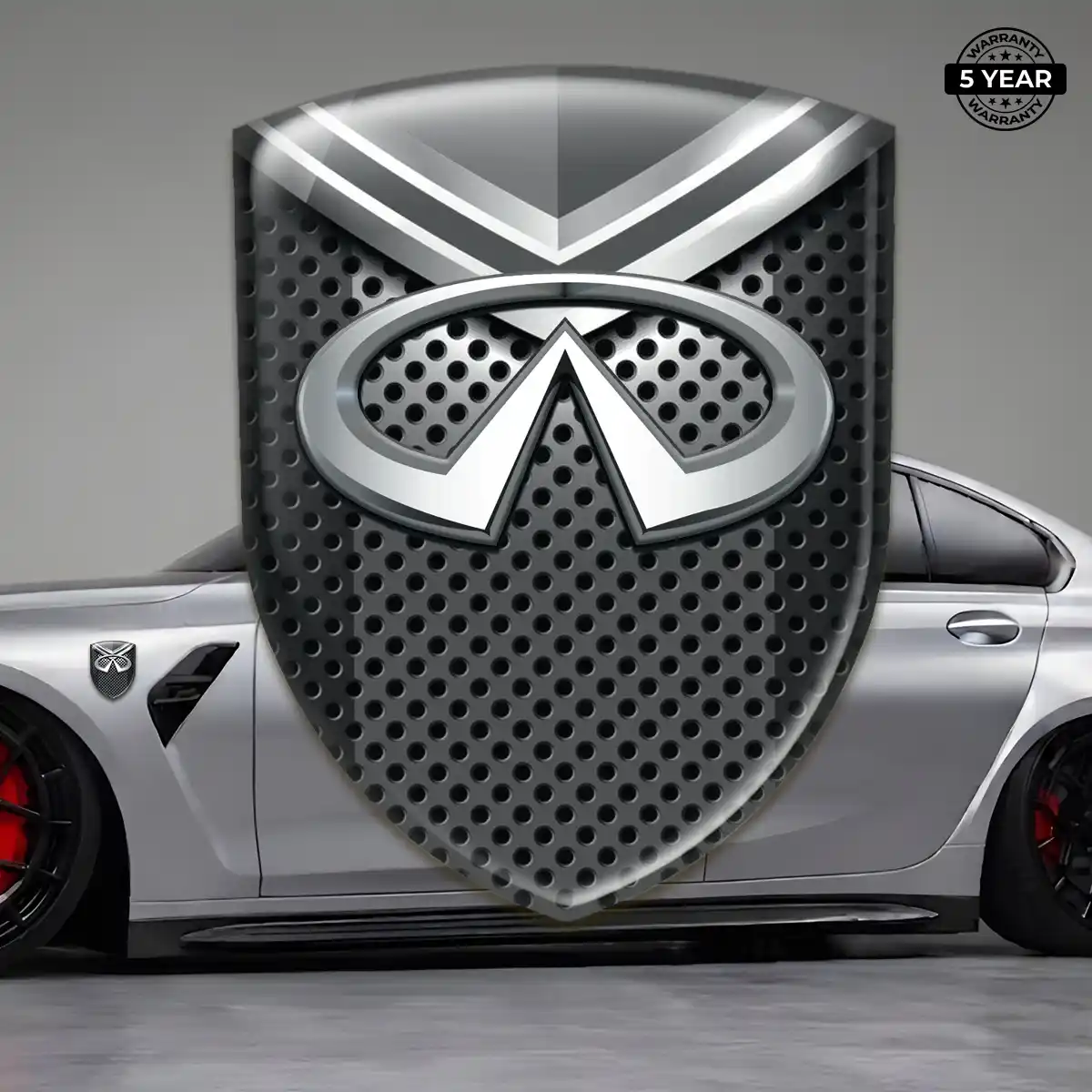 Infiniti 3D Domed Sticker Sport Tuning