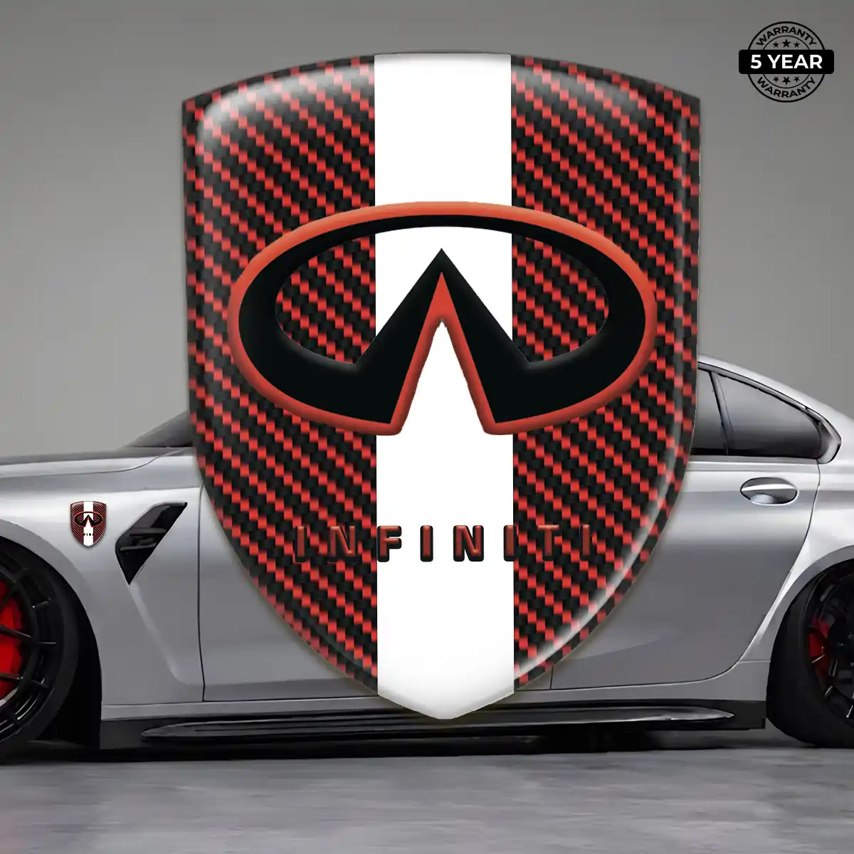 Infiniti 3D Domed Sticker Superior Craft