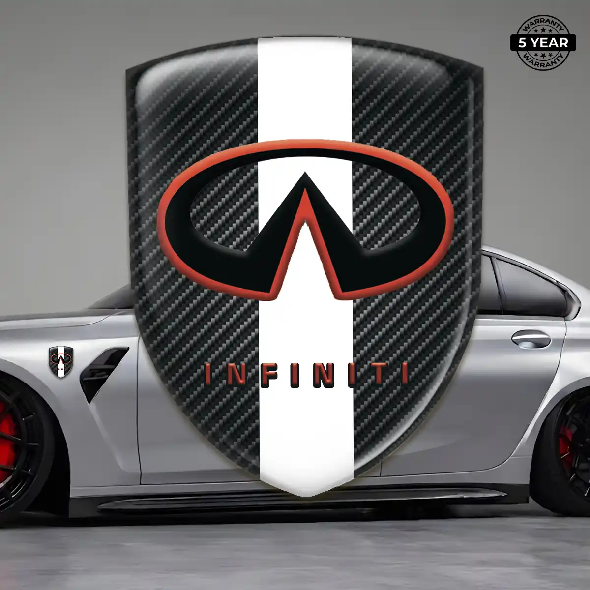 Infiniti 3D Emblem Sticker Auto Tuning