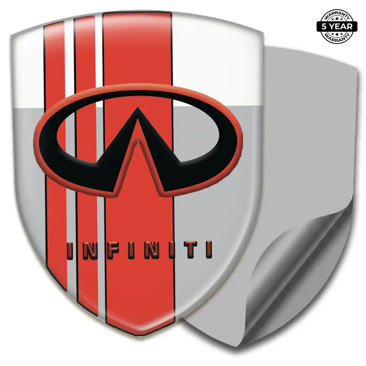 Infiniti 3D Emblem Sticker Cabin Style