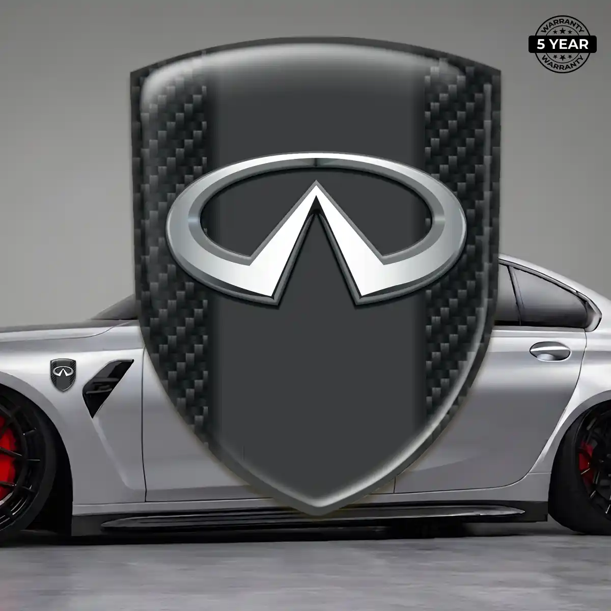 Infiniti 3D Emblem Sticker Deluxe Edition