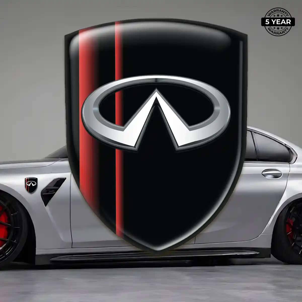 Infiniti 3D Emblem Sticker Elite Edition
