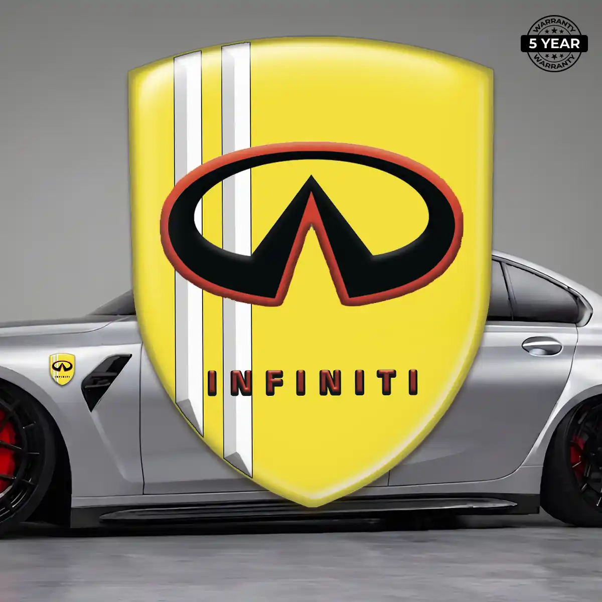 Infiniti 3D Emblem Sticker Elite Finish