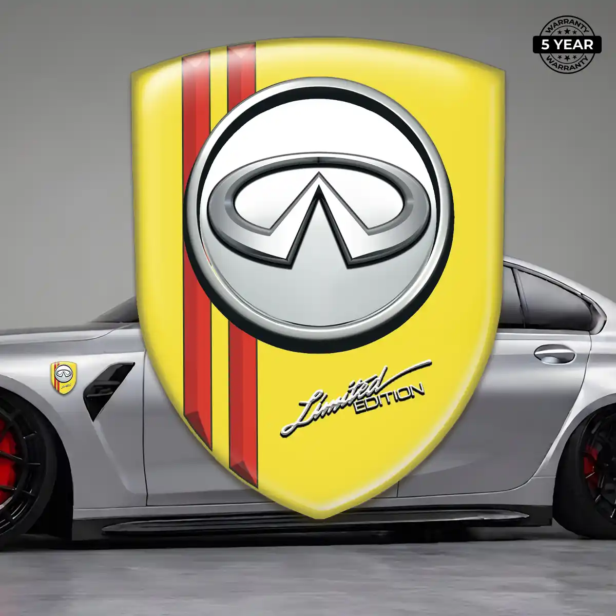 Infiniti 3D Emblem Sticker Exterior Luxe